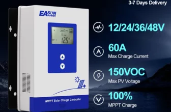 CONTROLADOR SOLAR MPPT EASUN 60A